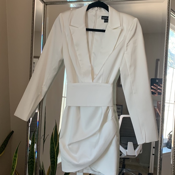 Lavish Alice Belted Blazer Minidress (NWT) - Picture 3 of 4